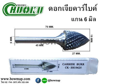 ดอกเจียคาร์ไบด์ (โชกุ) CHUOKU - Image 5