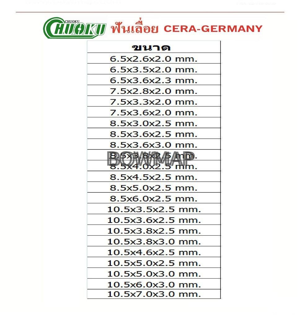ฟันเลื่อย,มีดตัด,ฟันจอยส์ สั่งซื้อผ่านไลน์ @BOWMAP - Image 4