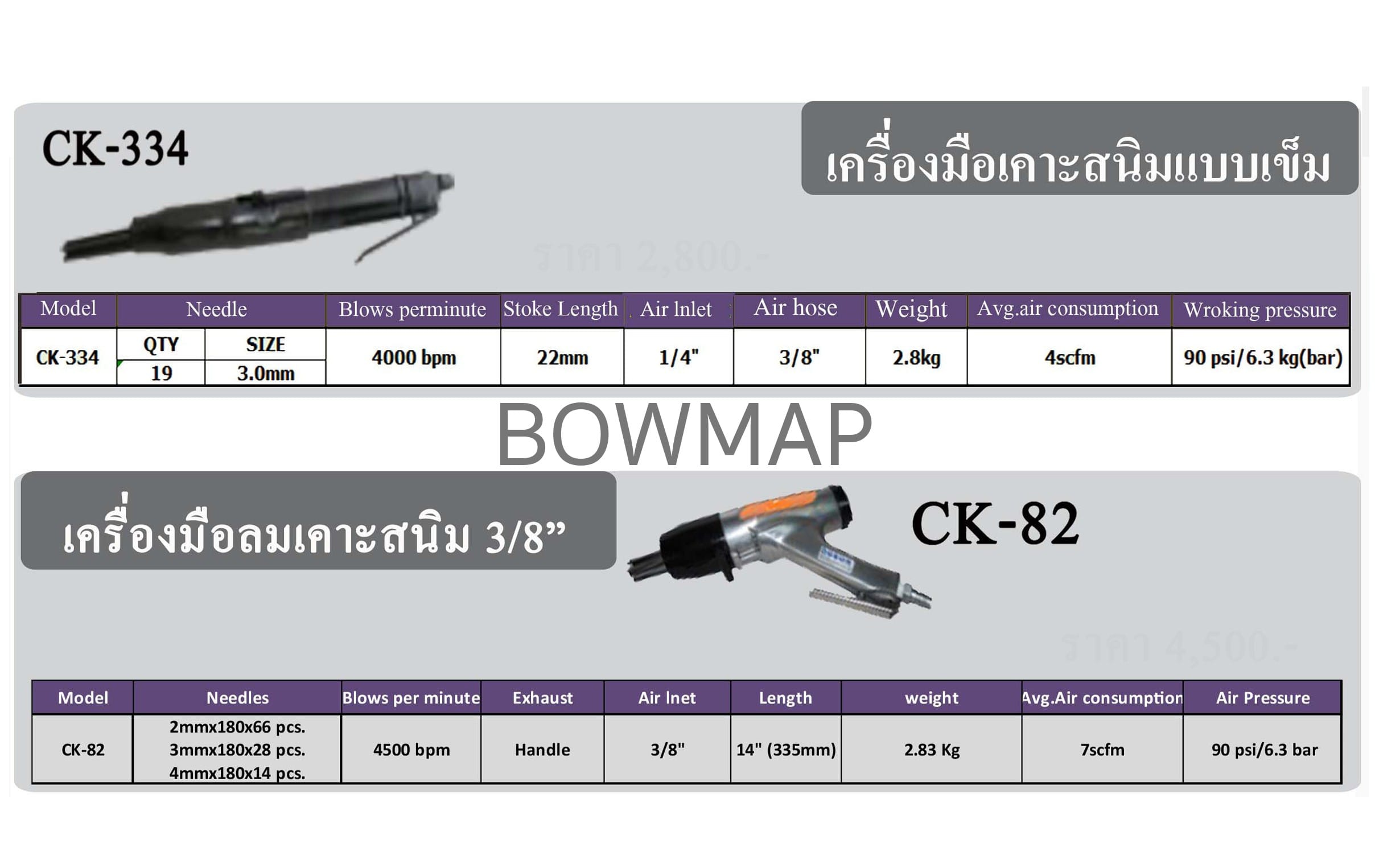 เครื่องเคาะสนิมแบบเข็ม CK-334 สั่งซื้อผ่านไลน์ @BOWMAP - Image 2